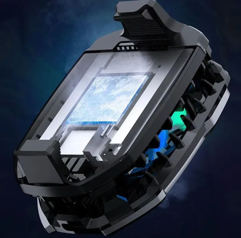 Smartphone Cooler with LED Temperature Display