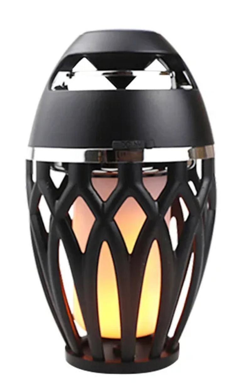 LED Flame Effect Table Lamp
