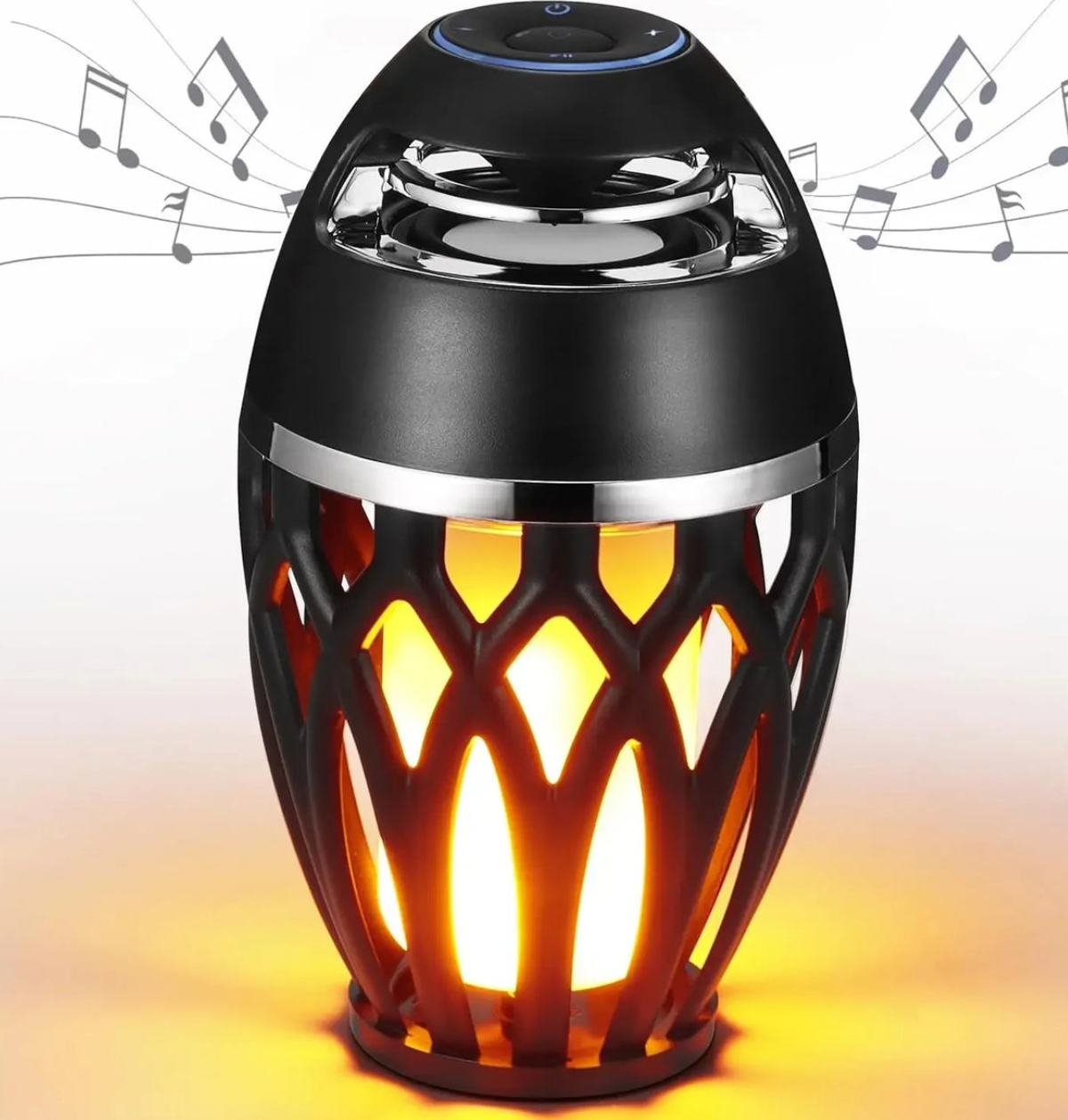 LED Flame Effect Table Lamp